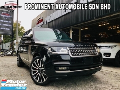 2018 LAND ROVER RANGE ROVER VOGUE AUTOBIOGRAPHY 5.0 WTY 2023 2018,CRYSTAL BLACK, PANAROMIC ROOF, REVERSE CAMERA, 1DATO VIP OWNER
