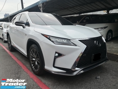 2018 LEXUS RX300 F SPORT Fully LOADED Year Made 2018 Panoramic Roof ((( FREE 2 YEARS WARRANTY ))) 2021