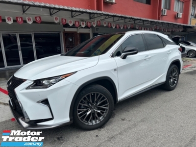 2018 LEXUS RX300 F SPORT NEW FACELIFT PANORAMIC ROOF 360 Camera