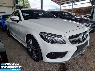 2018 MERCEDES-BENZ C-CLASS C200 2.0 AMG Coupe LED Paddle Shifters Push start Dynamic Drive Mode Unregistered