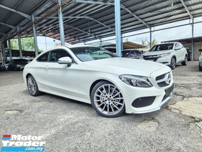 2018 MERCEDES-BENZ C-CLASS C200 AMG Line Coupe 2.0 Turbocharged No Processing Fee No Extra Charges High Loan Low Interest Unreg