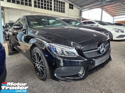 2018 MERCEDES-BENZ C-CLASS C200 AMG Premium Coupe Full Spec Panoramic Roof Keyless Entry 2 Memory Seat Kick Power Boot Unreg