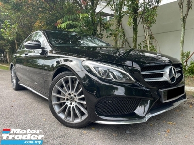 2018 MERCEDES-BENZ C-CLASS C350e AMG LINE FUL SERVICE WITH MERCEDES