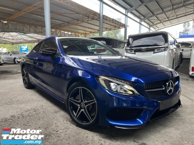 2018 MERCEDES-BENZ C-CLASS Unreg Mercedes Benz AMG Sport 2.0 Coupe Turbo Panaromic Roof Power Boot Paddle Shift