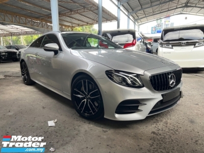 2018 MERCEDES-BENZ E-CLASS 300 AMG COUPE LINE PREMIUM Panaromic Roof Power Boot Ambient Light System Digital Meter