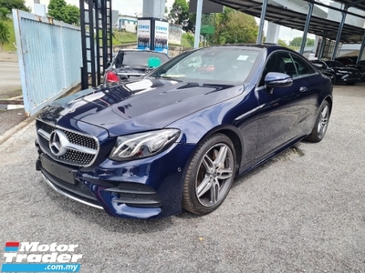 2018 MERCEDES-BENZ E-CLASS E300 2.0 AMG LINE PANORAMIC ROOF KEYLESS MEMORY SEATS POWER BOOT INC SST 2 YEARS WARRANTY UK UNREG