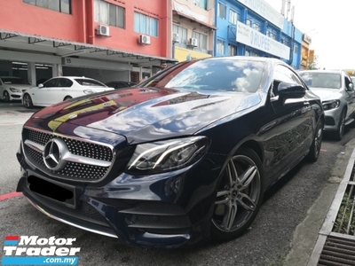 2018 MERCEDES-BENZ E-CLASS E300 AMG COUPE 2.0cc Turbo 258BHP Panoramic Roof ((( FREE 2 YEARS WARRANTY )))