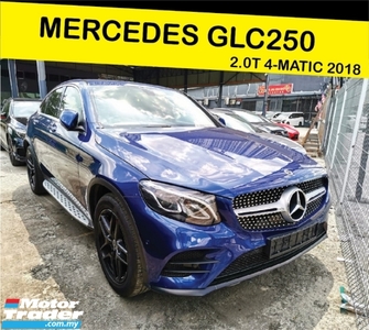 2018 MERCEDES-BENZ GLC 250 AMG COUPE 2.0 TURBO UNREGISTER