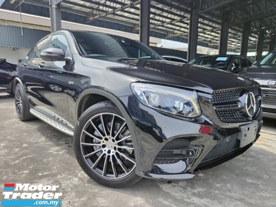 2018 MERCEDES-BENZ GLC 43 Coupe AMG 4 Matic Sun Roof 4 Camera Burmester Sound HUD Leather Power Boot JP Unreg