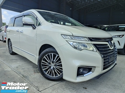 2018 NISSAN ELGRAND 2.5 Highway Star 2 Power Door 7 Seater Japan Unregister