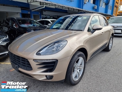 2018 PORSCHE MACAN 2.0 Turbo Convert Facelift Surround camera PDK Power boot Memory seats Paddle Shifter Unregistered