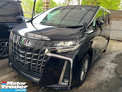2018 TOYOTA ALPHARD 2.5 S 7S DIM ANDROID SOUND SYSTEM 4 CAM POWER BOOTH LIKE NEW 2018 JAPAN UNREG FREE 5 YRS WARRANTY