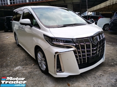 2018 TOYOTA ALPHARD 2.5 S 8 SEATER 360 CAMERA POWER BOOT 5 YR WARRANTY