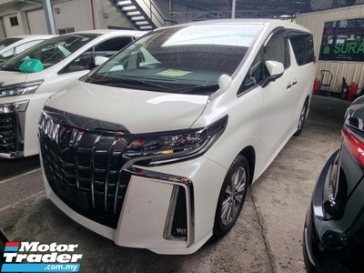 2018 TOYOTA ALPHARD 2.5 S 8 Seaters Surround camera Power boot 2 Power doors PCR Lane Assist Unregistered