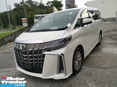 2018 TOYOTA ALPHARD 2.5 S PACKAGE 360 CAMERA POWER BOOT 5 YEAR WARRANT