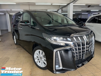 2018 TOYOTA ALPHARD 2.5 S Unreg 5y warranty 360 Cam Power Boot Android