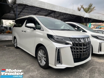 2018 TOYOTA ALPHARD 2.5 SA 7 SEATER ANDRIOD PLAYER REAR MONITOR POWER BOOT 360 SURROUND CAMERA