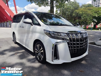 2018 TOYOTA ALPHARD 2.5 SC. YEARS END PROMOTION --LOW MILEAGE--