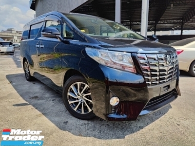 2018 TOYOTA ALPHARD 2.5 X 8 SEATER 2 POWER DOOR LIMITED UNIT OFFER