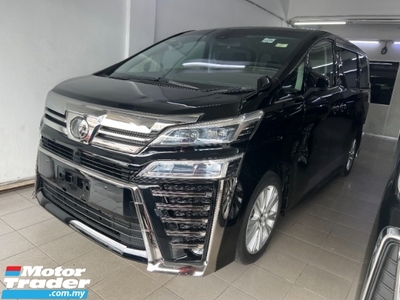 2018 TOYOTA VELLFIRE 2.5 ZA FACELIFT 2 LED ANDROID SOUND SYSTEM 4 CAM POWER BOOTH LDA 2018 JAPAN UNREG FREE 5YRS WARRANTY
