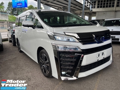 2018 TOYOTA VELLFIRE 2.5 ZG 3LED FACELIFT SUNROOF ANDROID SOUND 4 CAM POWER DOOR POWER BOOTH 2018 JAPAN UNREG FREE 5 YR