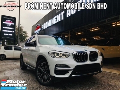 2019 BMW X3 2.0 M-SPORT WTY 2023 2019,CRYSTAL WHITE, LEATHER SEAT,REVERSE CAMERA,POWER BOOT, 1 DATIN OWNER