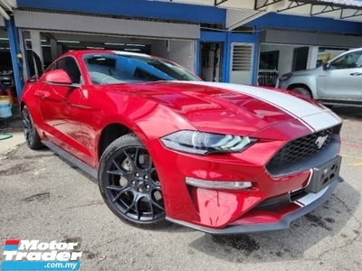2019 FORD MUSTANG 2.3 EcoBoost New Facelift 10 Speed Transmission Full Digital Meter B&O Sound Sport Exhaust High Loan