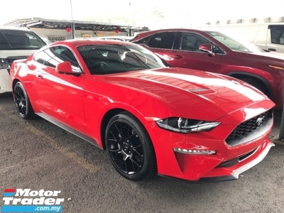 2019 FORD MUSTANG 2.3 EcoBoost New Facelift 10 Speed Transmission Full Digital Meter B&O Sound Sport Exhaust High Loan