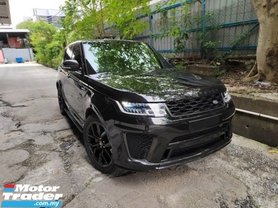 2019 LAND ROVER RANGE ROVER SPORT 5.0 SVR Carbon Fiber Package. BSM, Panoramic, Sport Exhaust, AirMatic, Meridian. Genuine Mileage