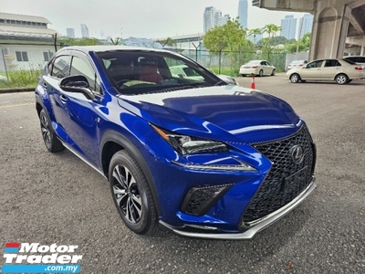 2019 LEXUS NX 300 F Sport Panoramic roof Memory seat 360 CAM Power boot Unregistered
