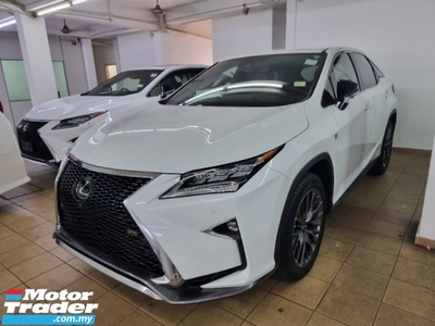 2019 LEXUS RX300 F Sport High Grade 4.5 Car HUD 3 LED Red Leather seats High Specs Unregistered