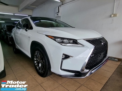 2019 LEXUS RX300 F Sport Panoramic roof High Grade 4.5 Car HUD 3 LED Red Leather seats High Specs Unregistered