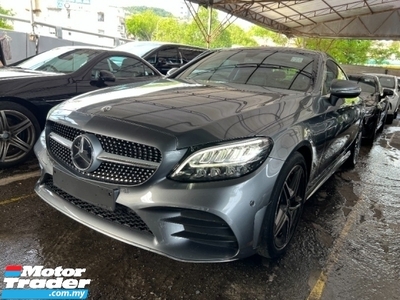 2019 MERCEDES-BENZ C-CLASS C200 1.5 AMG Line Coupe FACELIFT PARKING CAMERA MULTIFUNCTION FLAT BOTTOM NEW STEERING 2019 UNREG