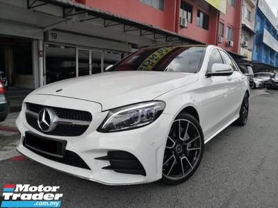2019 MERCEDES-BENZ C-CLASS C300 AMG New Trim Design YEAR MADE 2019 Mil 31k km Only Full Service Cycle Warranty Oct 2023