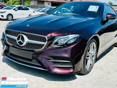 2019 MERCEDES-BENZ E-CLASS 2.0 AMG Line Coupe-3 UNIT NEW ARRIVAL,2 ELECTRONIC MEMORY SEAT,SURROUNDER CAMERA,DYNAMIC SELECT.