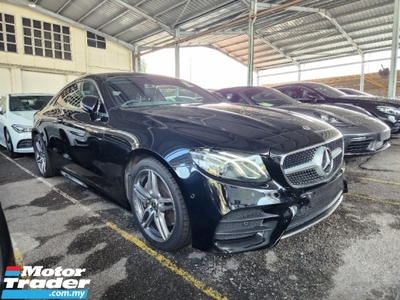 2019 MERCEDES-BENZ E-CLASS E300 AMG Premium Coupe 64 Color Full Ambient Light 12.3-inch Full Digital Meter 2.0 Turbo 241hp