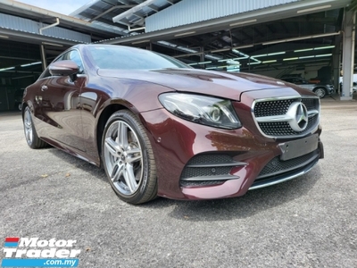 2019 MERCEDES-BENZ E-CLASS E350 AMG COUPE 2.0 TURBO 9 SPEED PANORAMIC ROOF