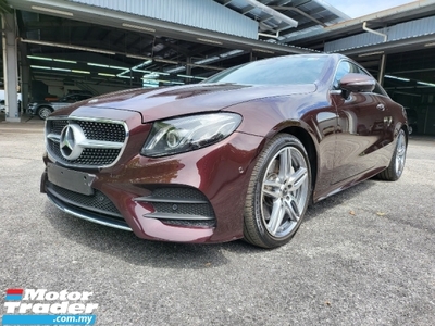 2019 MERCEDES-BENZ E-CLASS E350 AMG COUPE 2.0 TURBO 9 SPEED PANORAMIC ROOF FULL SPEC