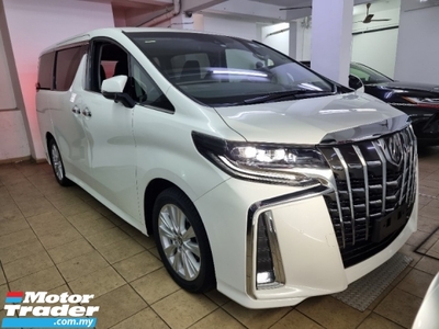 2019 TOYOTA ALPHARD 2.5 S 7 Seaters Surround camera Power boot Lane Keep Assist Precrash system Unregistered