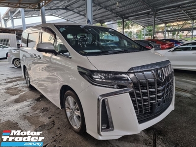 2019 TOYOTA ALPHARD 2.5 S 8 Seaters Surround camera Power boot 2 Power doors PCR Lane Assist Unregistered