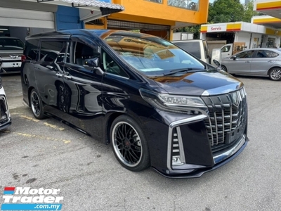 2019 TOYOTA ALPHARD 2.5 SC ANDROID PLAYER REAR MONITOR 360 SURROUND CAMERA 20 SPORT WHEEL 3 LED HEADLAMPS