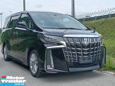 2019 TOYOTA ALPHARD S 2.5L 8 Seater 2Led 2Power Door Low Mileage Good Condition Free 5 Year Warranty