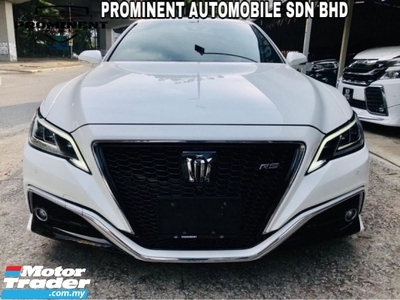 2019 TOYOTA CROWN RS 2.0 WTY 2019 ,CRYSTAL WHITE IN COLOUR,FULL LEATHER SEAT,REVERSE CAMERA,SUN ROOF,ONE OF DATO OWNER