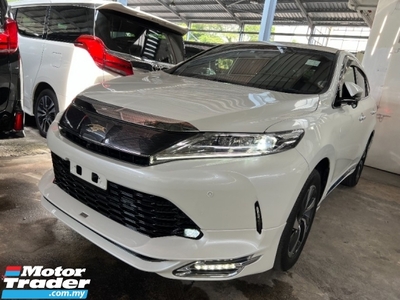 2019 TOYOTA HARRIER 2.0 TURBO 3 LED TRD BODYKIT PREMIUM SPEC ANDROID PLAYER 4 CAMERA POWER BOOTH 2019 UNREG FREE 5 WARRA