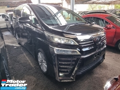 2019 TOYOTA VELLFIRE 2.5 Z 7 Seaters 2 Power doors Surround camera Power boot Lane Assist Unregistered