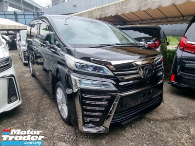 2019 TOYOTA VELLFIRE 2.5 Z 8 Seaters Surround camera Power boot 2 Power doors Lane Keep Assist PCR Unregistered