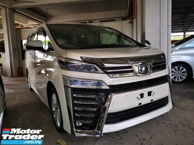 2019 TOYOTA VELLFIRE 2.5 ZA 360 CAMERA POWER BOOT 5 YEAR WARRANTY