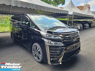 2019 TOYOTA VELLFIRE 2.5 ZG Pilot Leather Seats 7 Seaters 2 Power doors Unregistered