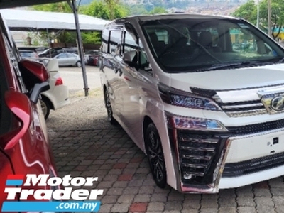 2019 TOYOTA VELLFIRE 2.5 ZG SUNR0OF NO HIDDEN CHARGES
