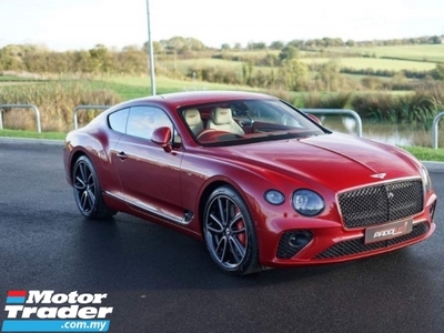 2020 BENTLEY CONTINENTAL GT V8 RED/WHITE INTERIOR LOW MILEAGE